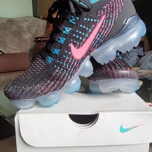 Nike Black and Pink Athletic Shoes